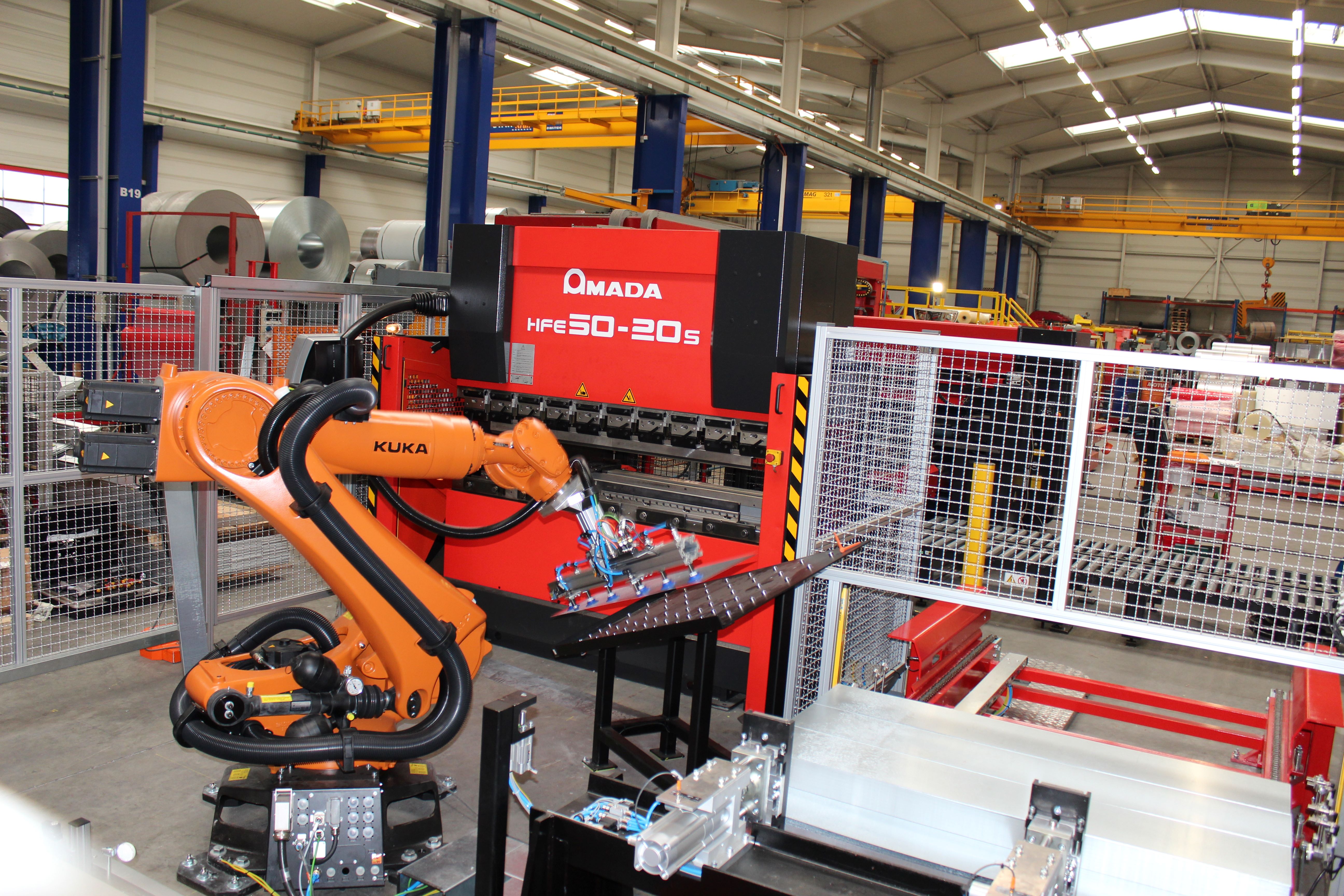 Roboter zur Bestückung einer Abkanntbank