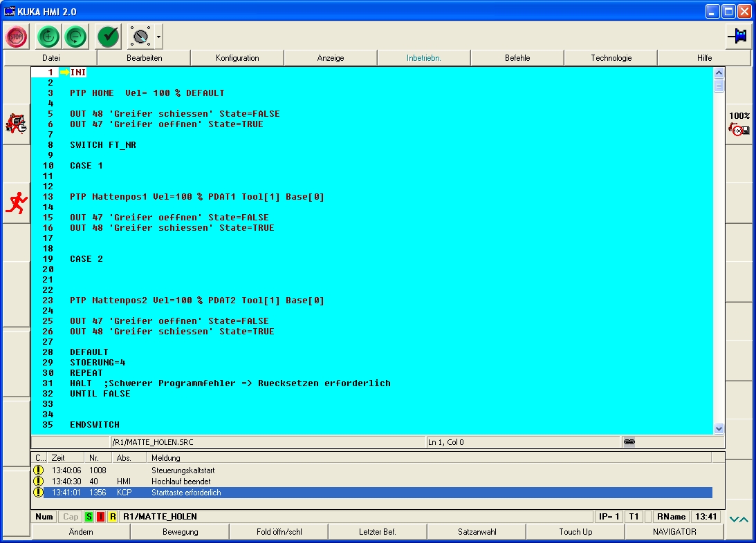 Roboterprogrammierung